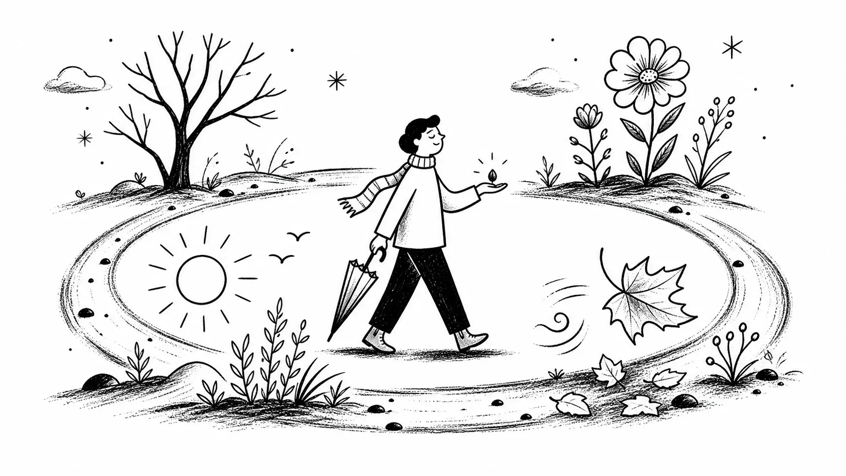 Seasons of life: personal growth through spring, summer, autumn, winter